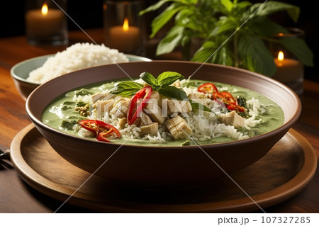 noodles with meat in soup noodles with meat in soup 107327285