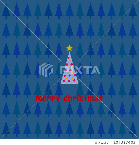 メリークリスマス クリスマスツリー メリークリスマス クリスマスツリー 107327403