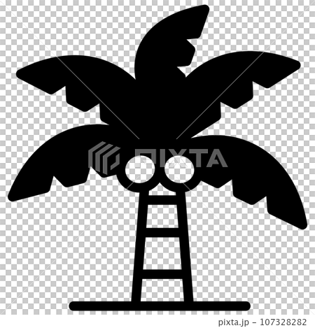 ヤシの木　アイコン 107328282