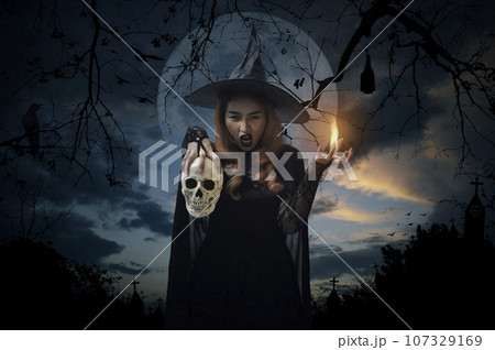 Halloween mystery concept 107329169