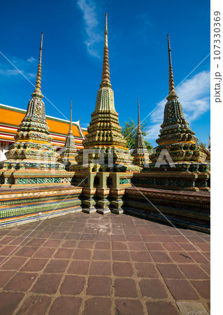 Buddhist temple Wat Pho beautiful pagoda travel place 107330369