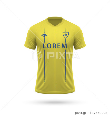 3d realistic soccer jersey in Al-Nassr style, shirt template football kit 2023 3d realistic soccer jersey in Al-Nassr style, shirt template football kit 2023 107330998