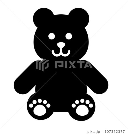 クマのぬいぐるみ アイコン 107332377