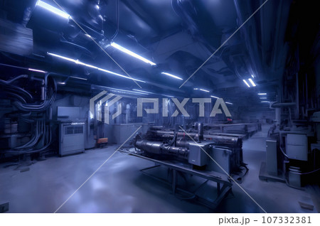 薄暗いバイオハザードチックな空間　7 107332381