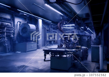 薄暗いバイオハザードチックな空間　8 107332382