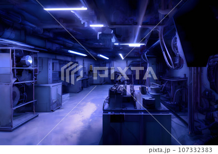 薄暗いバイオハザードチックな空間　9 107332383