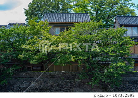 石川県 金沢市 主計町茶屋街 散歩 千本格子 自然 夏 浅野川 川沿い 観光 日本海 北陸 着物 石川県 金沢市 主計町茶屋街 散歩 千本格子 自然 夏 浅野川 川沿い 観光 日本海 北陸 着物 107332995
