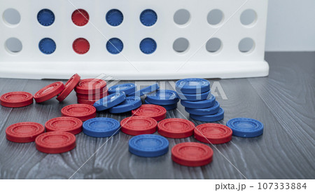 close up of tic tac toe game.Classic score game tic tac toe with coins.. game for kids abdults family.family time concept close up of tic tac toe game.Classic score game tic tac toe with coins.. game for kids abdults family.family time concept 107333884