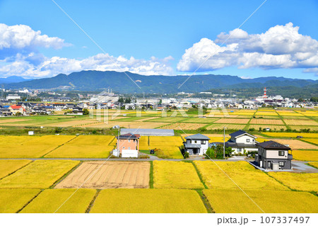 長野県佐久市野沢~中込駅周辺を望む(長野県佐久市)【2023.9】 長野県佐久市野沢~中込駅周辺を望む(長野県佐久市)【2023.9】 107337497