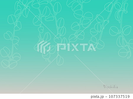 ディスキディアのイラスト(グリーン) ディスキディアのイラスト(グリーン) 107337519