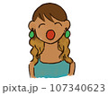 明るいお姉さんのイラスト 107340623
