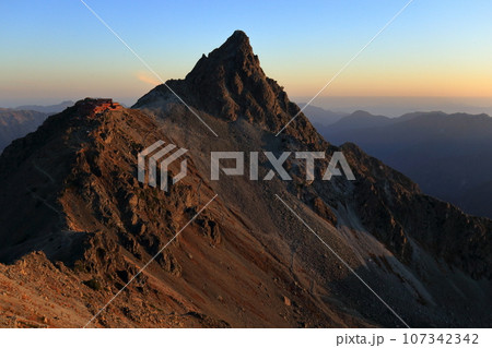 暁光の槍ヶ岳 107342342