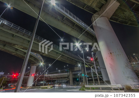 助松ジャンクションの夜景 107342355