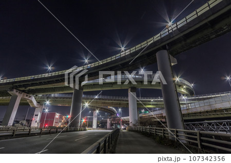 助松ジャンクションの夜景 107342356