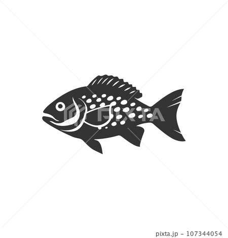 Grouper fish icon Grouper fish icon 107344054