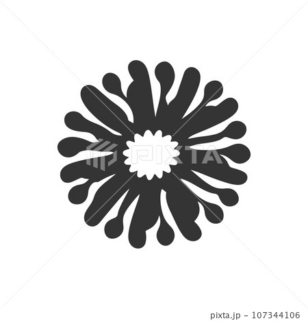 Sea anemone icon Sea anemone icon 107344106