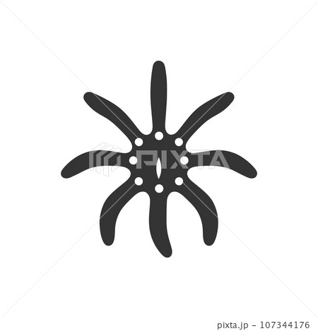 Brittle star icon Brittle star icon 107344176