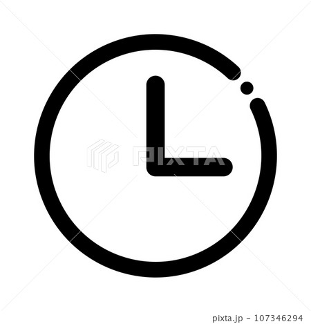 時計のアイコン 107346294