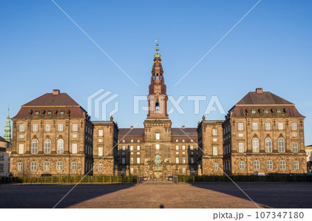 Christiansborg palace in Copenhagen, Denmark 107347180