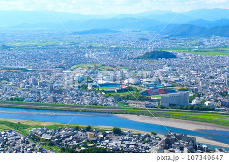 夏の岐阜城からの景色 夏の岐阜城からの景色 107349647