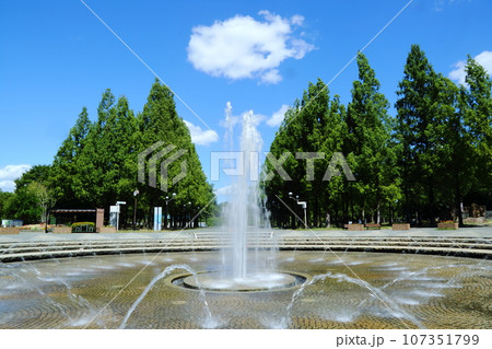 鶴見緑地公園の噴水 鶴見緑地公園の噴水 107351799