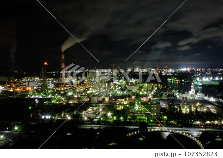 四日市工場夜景 四日市工場夜景 107352823