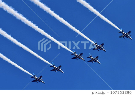 ブルーインパルス編隊飛 ブルーインパルス編隊飛 107353890