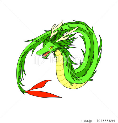 龍（竜）のイラスト素材 [107353894] - PIXTA