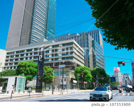 【東京都 港区】東京ミッドタウン 都市景観(2023年8月) 【東京都 港区】東京ミッドタウン 都市景観(2023年8月) 107353900