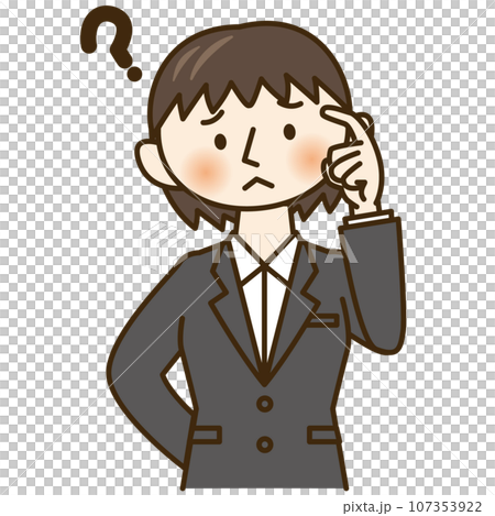 一個穿西裝的女人想知道 一個穿西裝的女人想知道 107353922