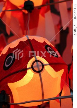 『金魚ちょうちん』柳井市白壁の町並み 山口県観光 『金魚ちょうちん』柳井市白壁の町並み 山口県観光 107355199