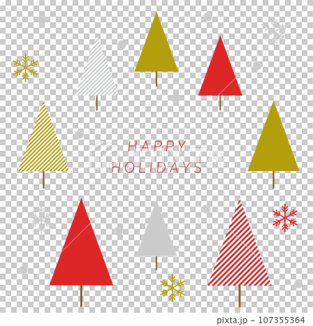 Simple Scandinavian style Christmas card material Simple Scandinavian style Christmas card material 107355364