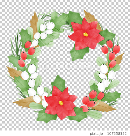 Christmas wreath 107358532