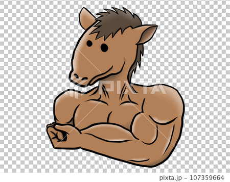 Macho horse_facing left 107359664