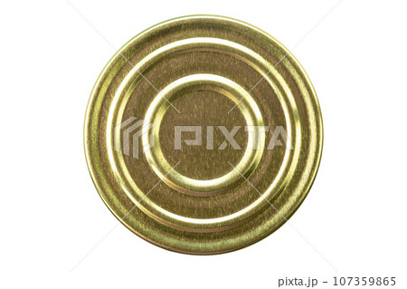 Metal tin can isolated on white background. Healthy eating concept. Tincan. Metal tin can isolated on white background. Healthy eating concept. Tincan. 107359865