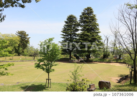 群馬県邑楽郡大泉町の小泉城址の風景 群馬県邑楽郡大泉町の小泉城址の風景 107361006