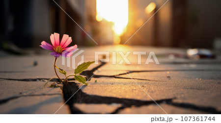 Light Piercing Darkness Description, A person standing in a tunnel with sunlight streaming through the exit 107361744