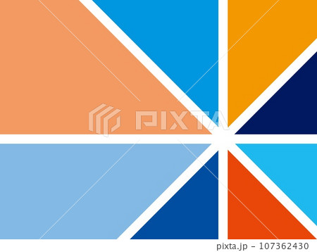 幾何学模様　カラフル 107362430