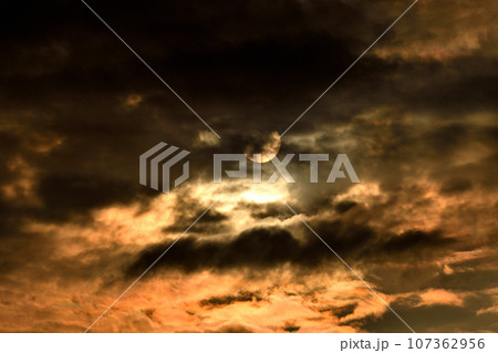 五島灘、角力灘、大角力の夕景 107362956