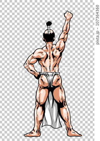 一隻手舉起的腰布圖 107364360