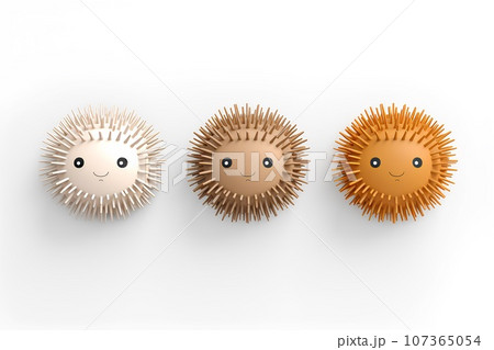 可愛いフグくん（3Dピクト） 107365054