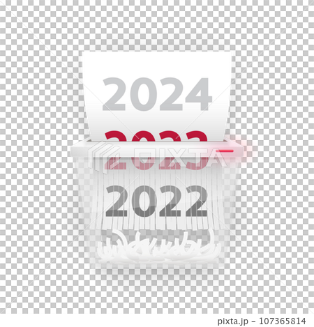 Documents 2022, 2023, 2024 Is Cut Into Shredder 107365814