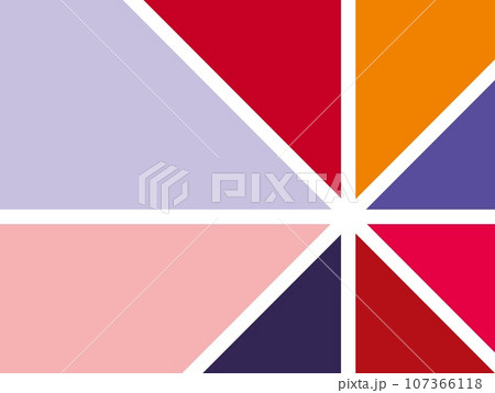 幾何学模様　秋イメージ 107366118