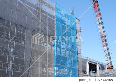 建設中の物流倉庫 107366469