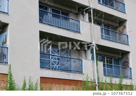 無人となった団地 無人となった団地 107367352