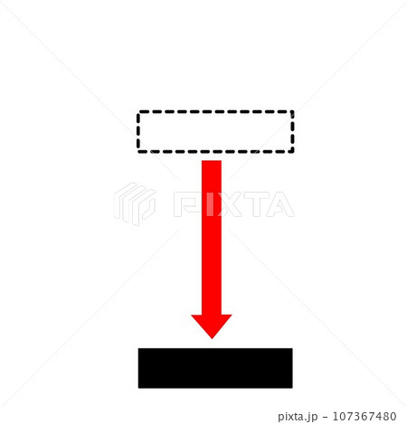 英単語dropのイメージイラスト 英単語dropのイメージイラスト 107367480