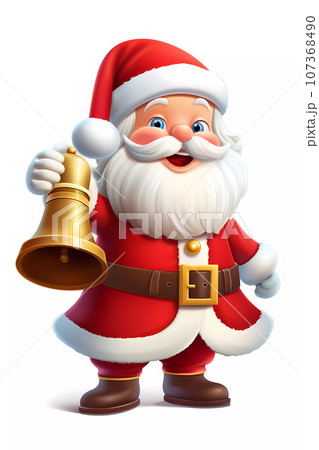 Cute Christmas Santa Claus Character Cute Christmas Santa Claus Character 107368490