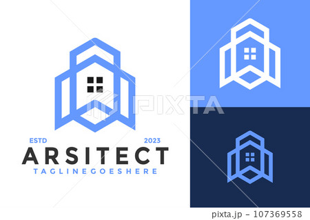 House Real Estate Logo design vector symbol icon illustration 107369558