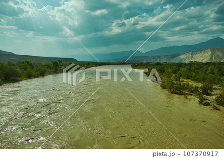 New North-South route, Kyrgyzstan. 107370917