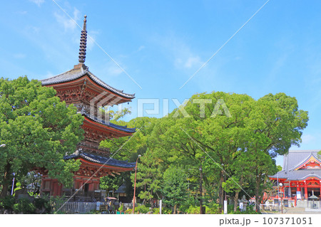 愛知県あま市、甚目寺の風景 愛知県あま市、甚目寺の風景 107371051